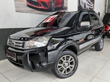 1-FORD ECOSPORT 1.6 XLT FREESTYLE FLEX 8V 5P PRETO 2011