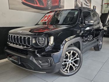 1-JEEP-RENEGADE-LONGITUTE-FLEX-AUTOMÁTICO-PRETO-2023-CLK-MULTIMARCAS-LOJA-DE-CARROS-VILA-NOVA-CACHOEIRINHA