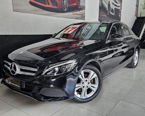 1-MERCEDES-BENZ-C180FF-AUTOMATICO-PRETO-2017-CLK-MULTIMARCAS-LOJA-DE-CARROS-VILA-NOVA-CACHOEIRINHA