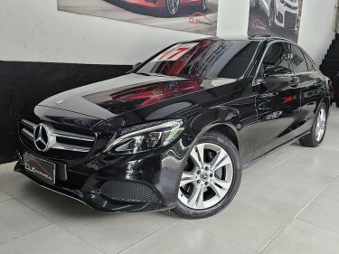 1-MERCEDES BENZ C250 AUTOMÁTICO PRETO 2017