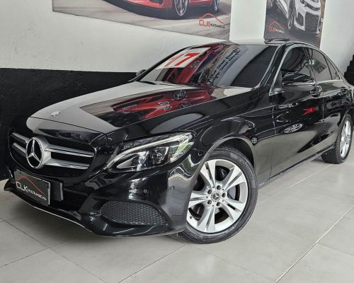 1-MERCEDES BENZ C250 AUTOMÁTICO PRETO 2017