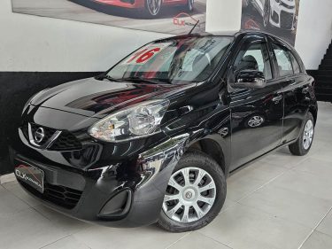 1-NISSAN-MARCH-1.0-S-12V-FLEX-5P-MANUAL-PRETO-2016-CLK-MULTIMARCAS-LOJA-DE-CARROS-VILA-NOVA-CACHOEIRINHA