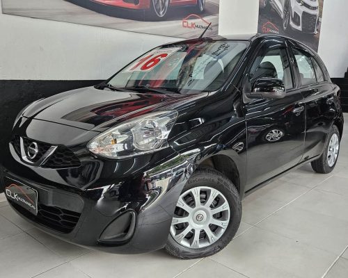 1-NISSAN-MARCH-1.0-S-12V-FLEX-5P-MANUAL-PRETO-2016-CLK-MULTIMARCAS-LOJA-DE-CARROS-VILA-NOVA-CACHOEIRINHA