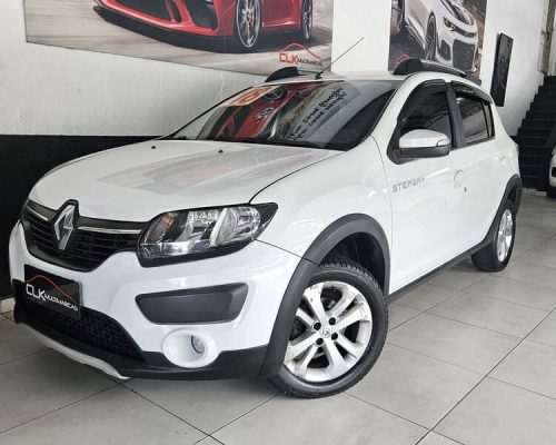 1-RENAULT-SANDERO-1.6-STEPWAY-MANUAL-BRANCO-2018-CLK-MULTIMARCAS-LOJA-DE-CARROS-VILA-NOVA-CACHOEIRINHA