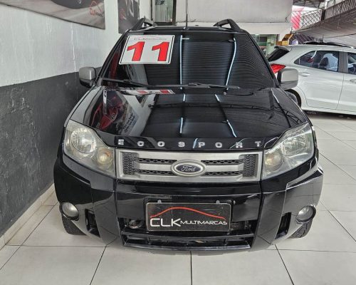 2-FORD ECOSPORT 1.6 XLT FREESTYLE FLEX 8V 5P PRETO 2011