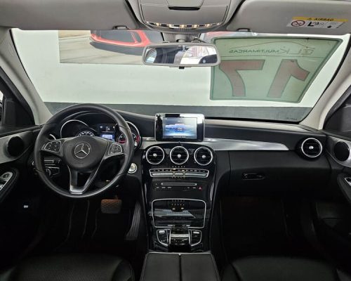 6-MERCEDES-BENZ-C180FF-AUTOMATICO-PRETO-2017-CLK-MULTIMARCAS-LOJA-DE-CARROS-VILA-NOVA-CACHOEIRINHA