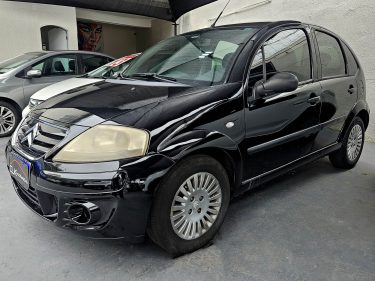 CITROEN C3 1.4 GLX SONORA FLEX 8V MANUAL 2011 PRETO